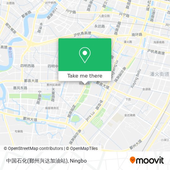中国石化(鄞州兴达加油站) map