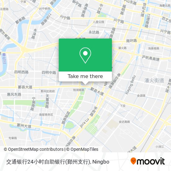 交通银行24小时自助银行(鄞州支行) map