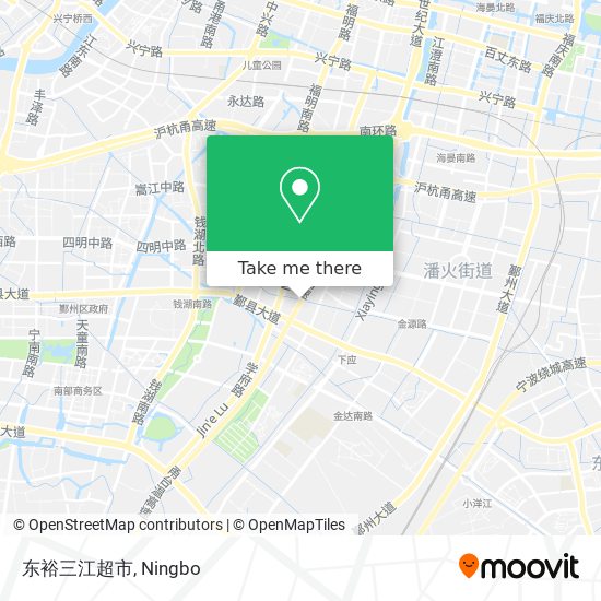 东裕三江超市 map