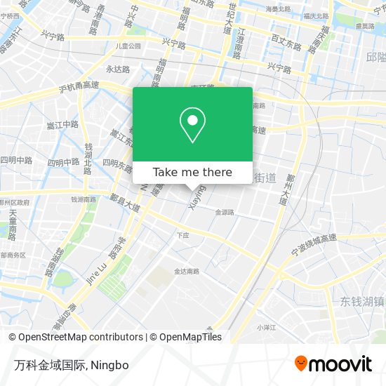 万科金域国际 map