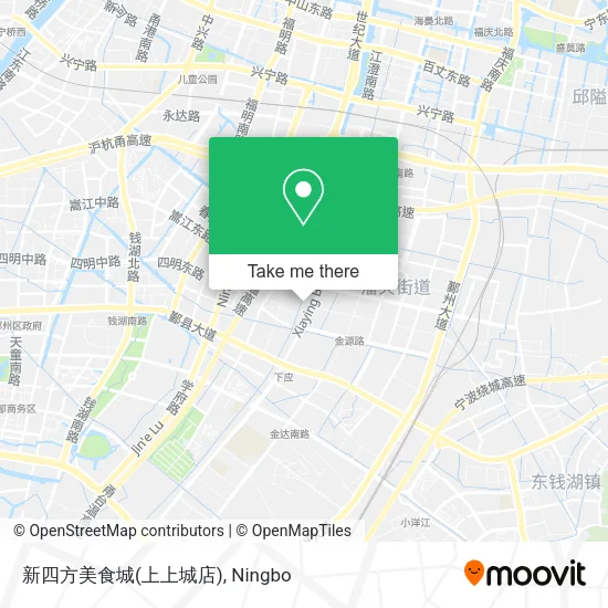 新四方美食城(上上城店) map