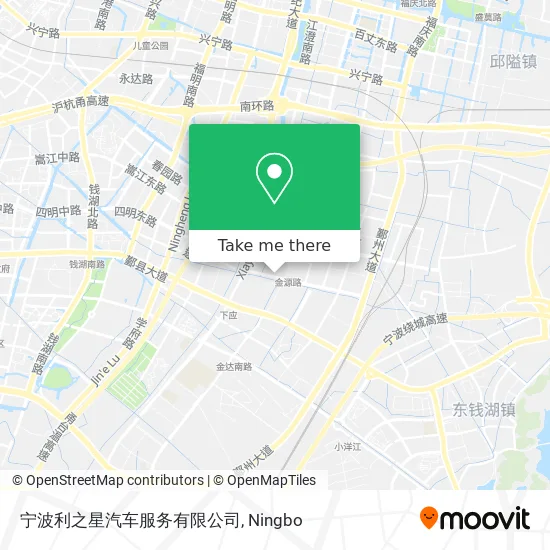 宁波利之星汽车服务有限公司 map