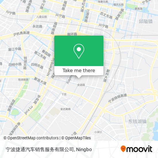 宁波捷通汽车销售服务有限公司 map