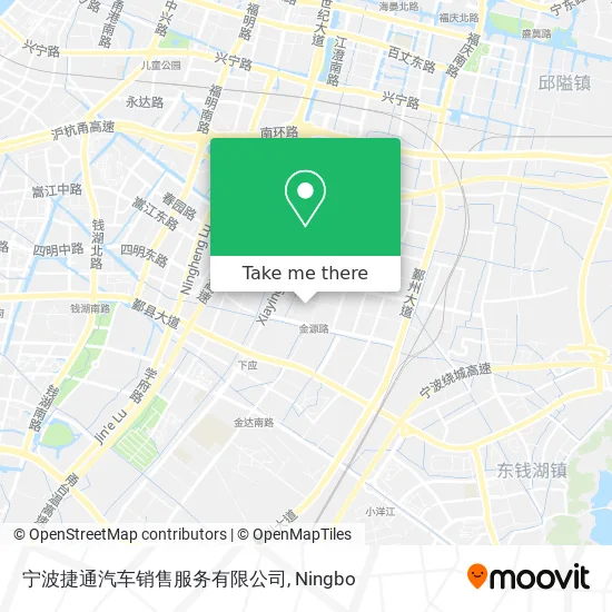 宁波捷通汽车销售服务有限公司 map