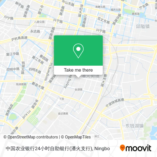 中国农业银行24小时自助银行(潘火支行) map