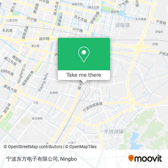 宁波东方电子有限公司 map