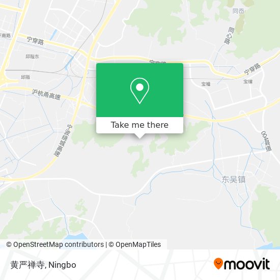黄严禅寺 map