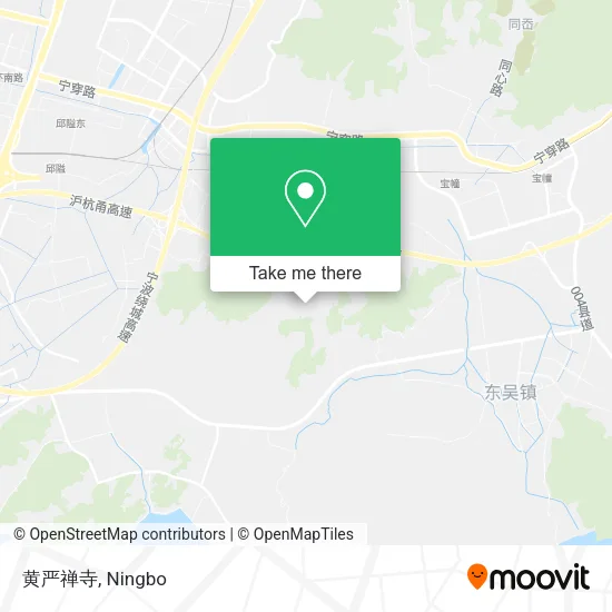 黄严禅寺 map