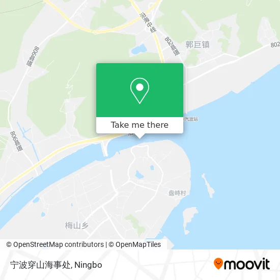 宁波穿山海事处 map