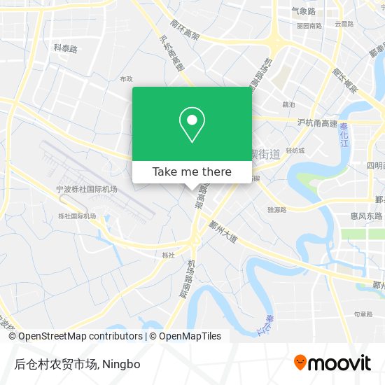 后仓村农贸市场 map