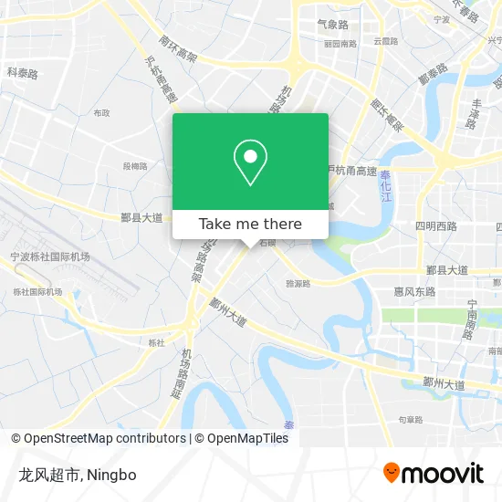 龙风超市 map
