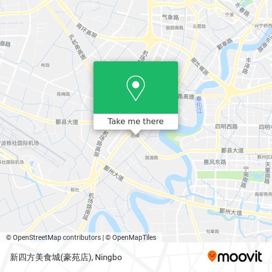新四方美食城(豪苑店) map