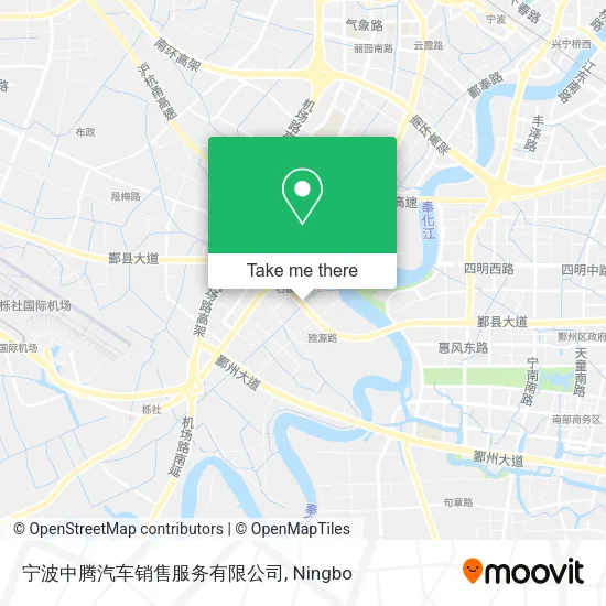 宁波中腾汽车销售服务有限公司 map