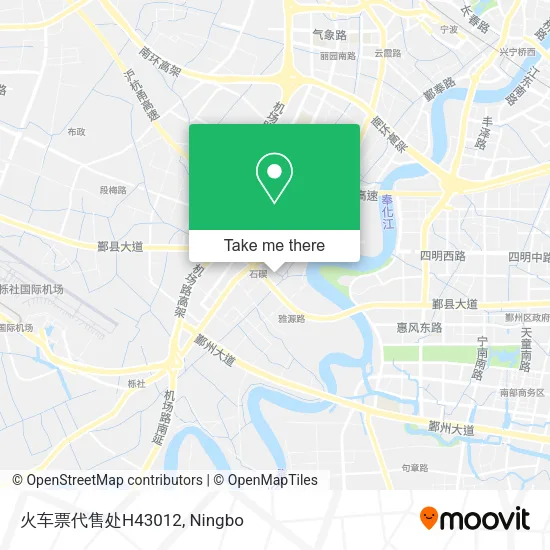 火车票代售处H43012 map