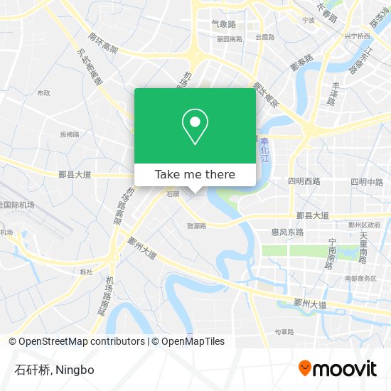 石矸桥 map