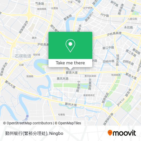 鄞州银行(繁裕分理处) map