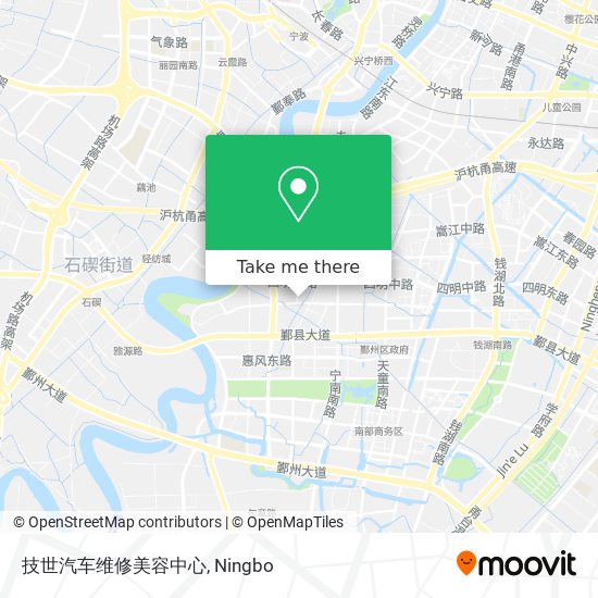 技世汽车维修美容中心 map