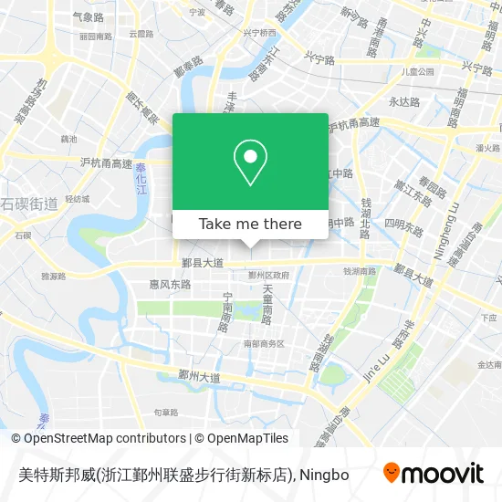 美特斯邦威(浙江鄞州联盛步行街新标店) map