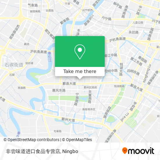 非尝味道进口食品专营店 map