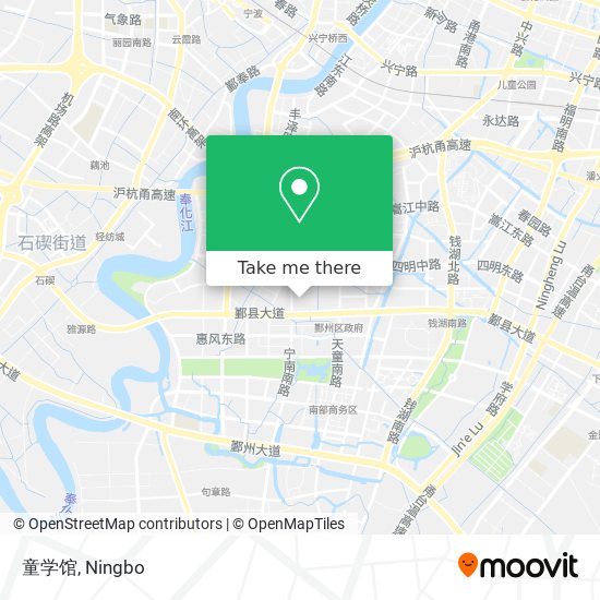 童学馆 map