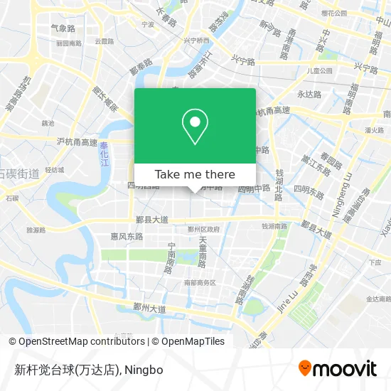 新杆觉台球(万达店) map
