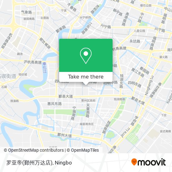 罗亚帝(鄞州万达店) map