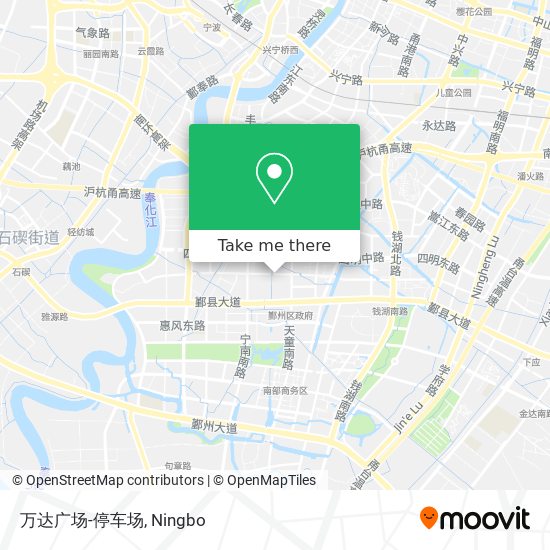 万达广场-停车场 map