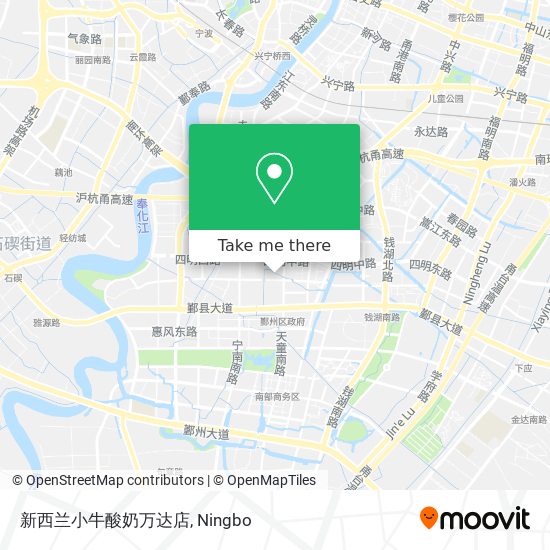 新西兰小牛酸奶万达店 map