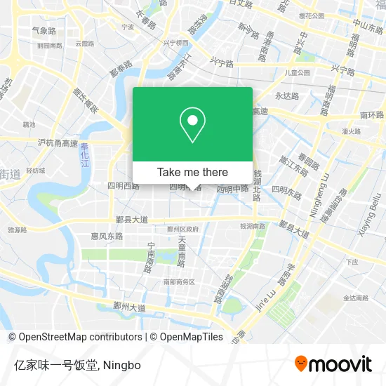 亿家味一号饭堂 map