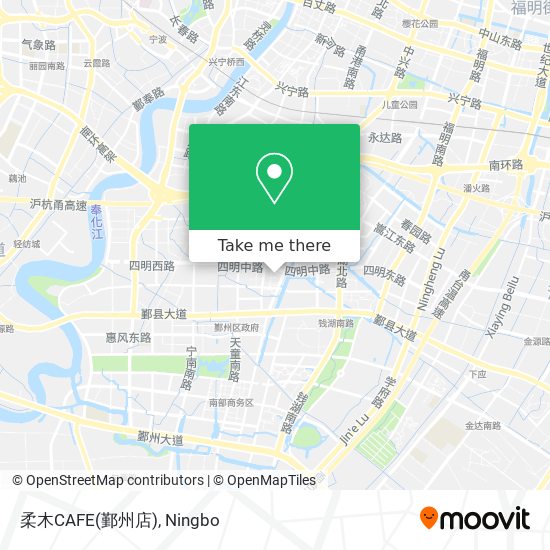 柔木CAFE(鄞州店) map