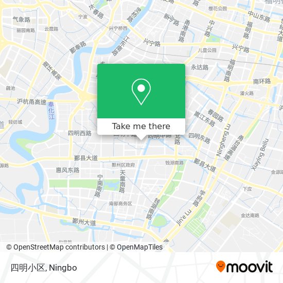 四明小区 map
