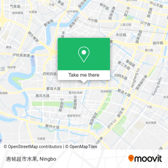 惠铭超市水果 map