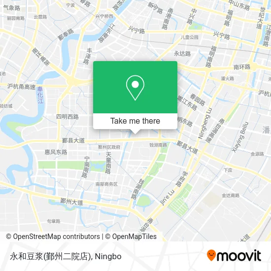 永和豆浆(鄞州二院店) map