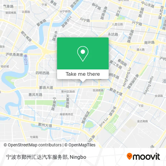 宁波市鄞州汇达汽车服务部 map