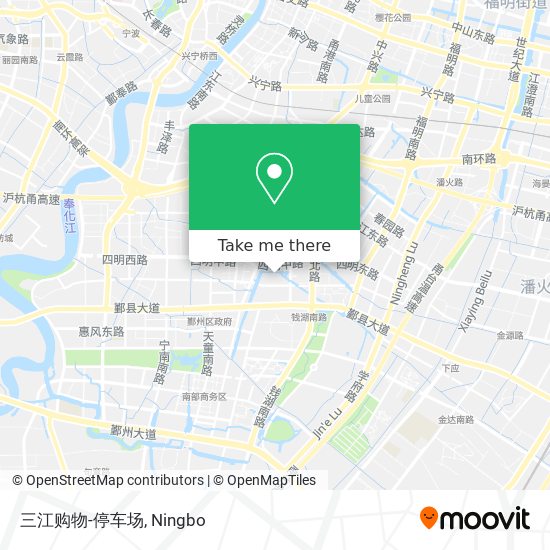 三江购物-停车场 map