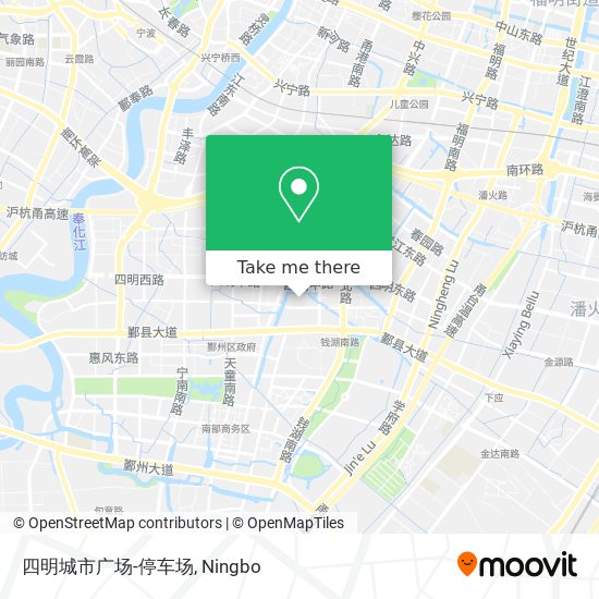 四明城市广场-停车场 map