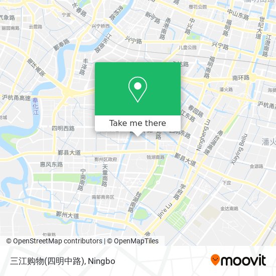 三江购物(四明中路) map