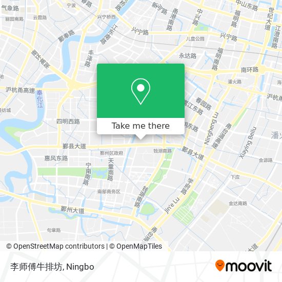 李师傅牛排坊 map