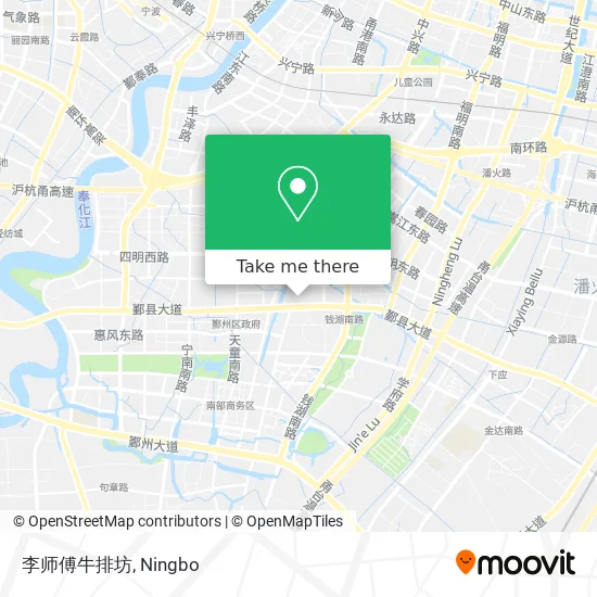 李师傅牛排坊 map
