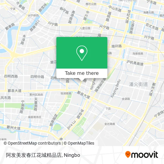 阿发美发春江花城精品店 map