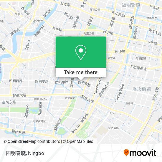 四明春晓 map
