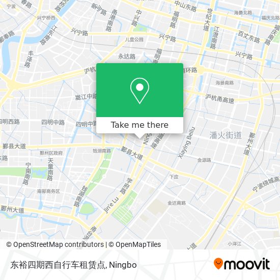 东裕四期西自行车租赁点 map