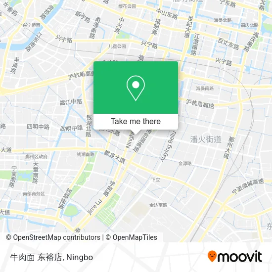 牛肉面 东裕店 map