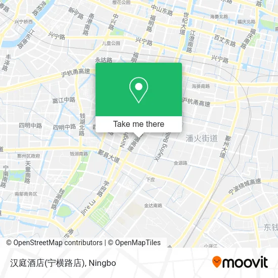 汉庭酒店(宁横路店) map