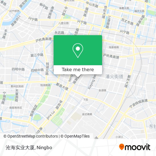 沧海实业大厦 map