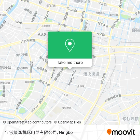 宁波银鸡机床电器有限公司 map