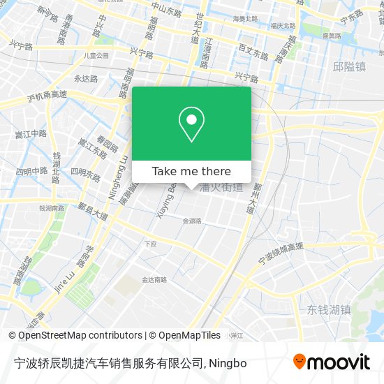 宁波轿辰凯捷汽车销售服务有限公司 map