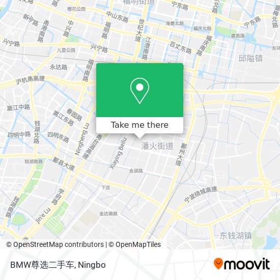 BMW尊选二手车 map
