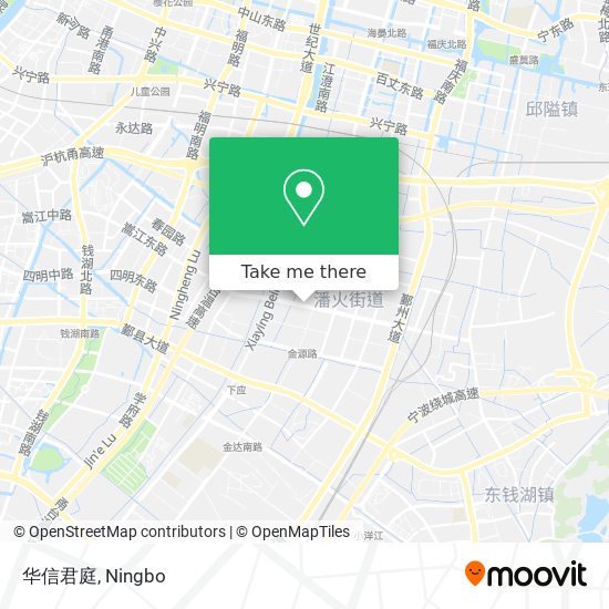 华信君庭 map