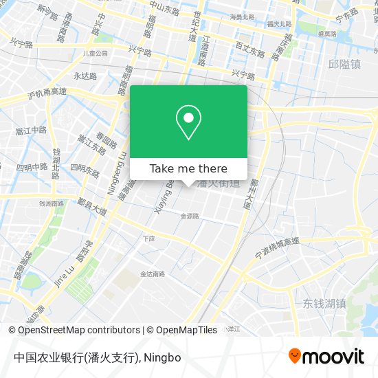 中国农业银行(潘火支行) map
